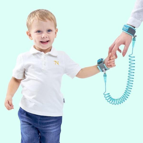 Travelest Anti Lost kids Safety 1.5 m wrist belt with lock Turquoise