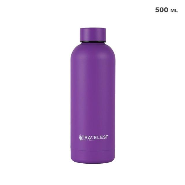 Stainless Steel Narrow Mouth Water Bottle Keeps water cold 24hrs / Hot 12hrs Purple